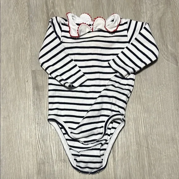 Jacadi One Pieces Jacadi Striped Black And White Kids One